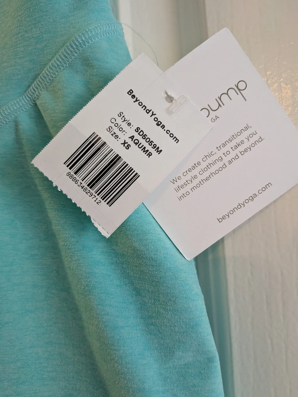 Beyond The Bump Maternity Spacedye Hot Shot Circle Skort Aquamarine Size XS NWT